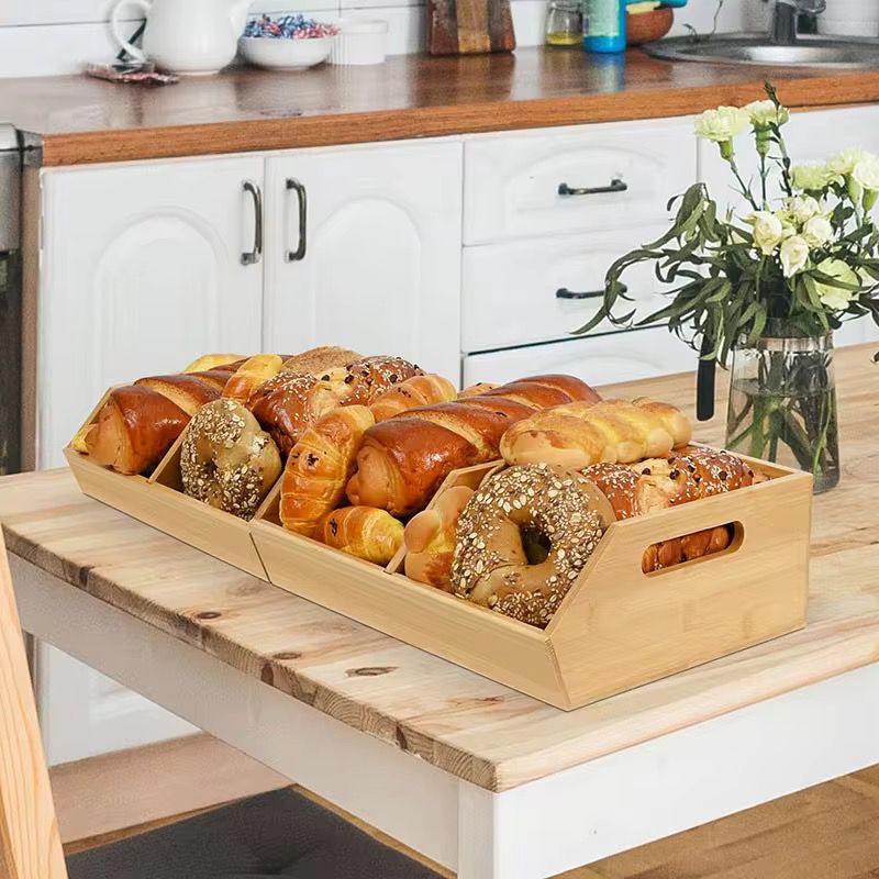 Bamboo pantry organizer