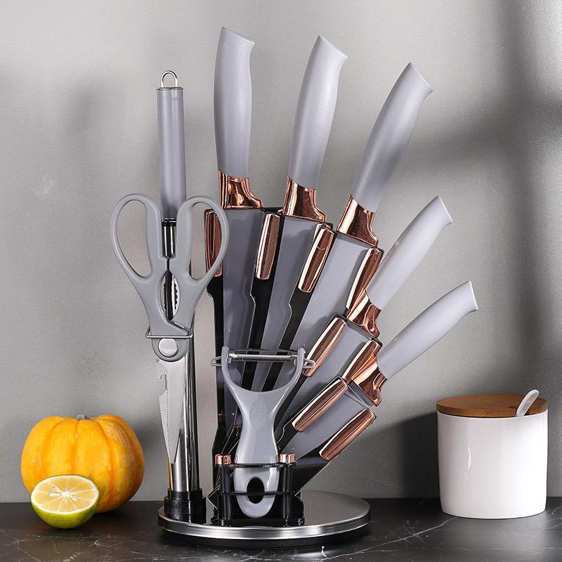 Knives set with  cutlery organizer