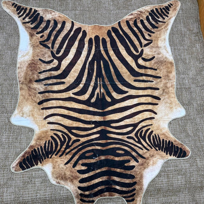 Cowhide Printed Area Rug 140x160cm