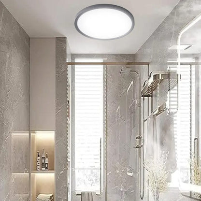  Circular ceiling lighting fixture.