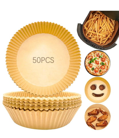 50pc Air Fryer Papers Oil Absorbing Paper