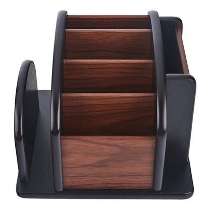 Wooden Rotating Desktop Organizer