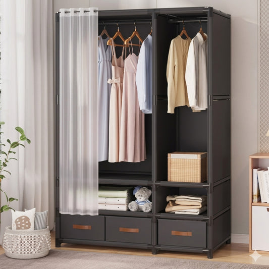 Heavy-Duty Metallic Wardrobe