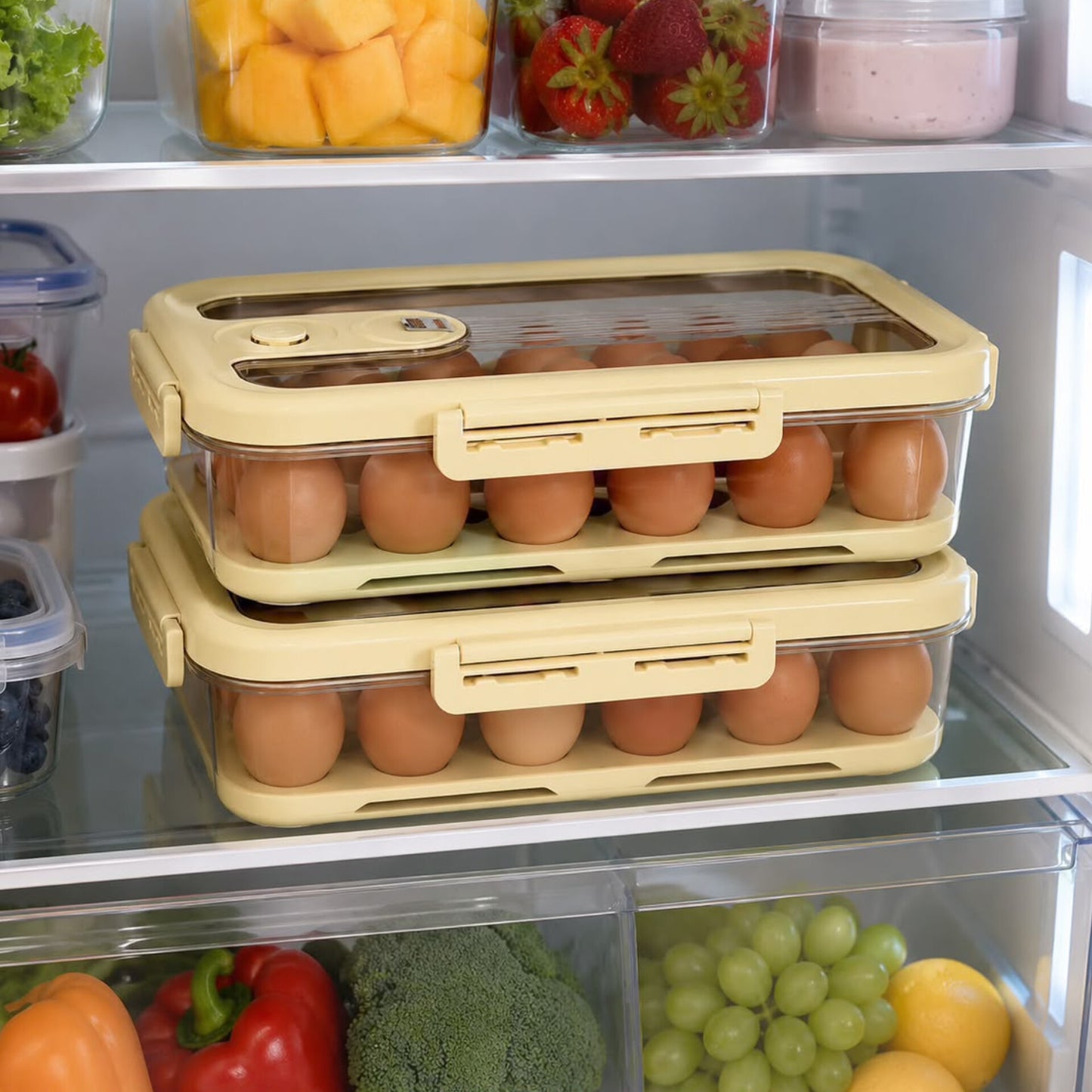 24Pcs Egg Storage Box