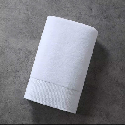 White Cotton Bathroom Towel  80 x 160 cm