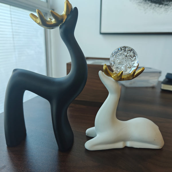 Crystal Sika Deer Desktop Decoration Ornament