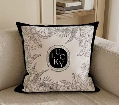Luxury abstract art cushion