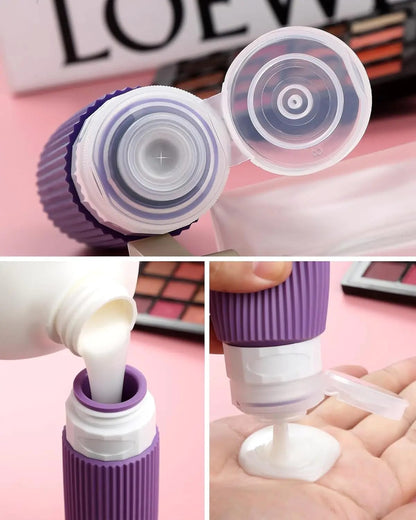 8Pc Travel Lotion Bottles Set