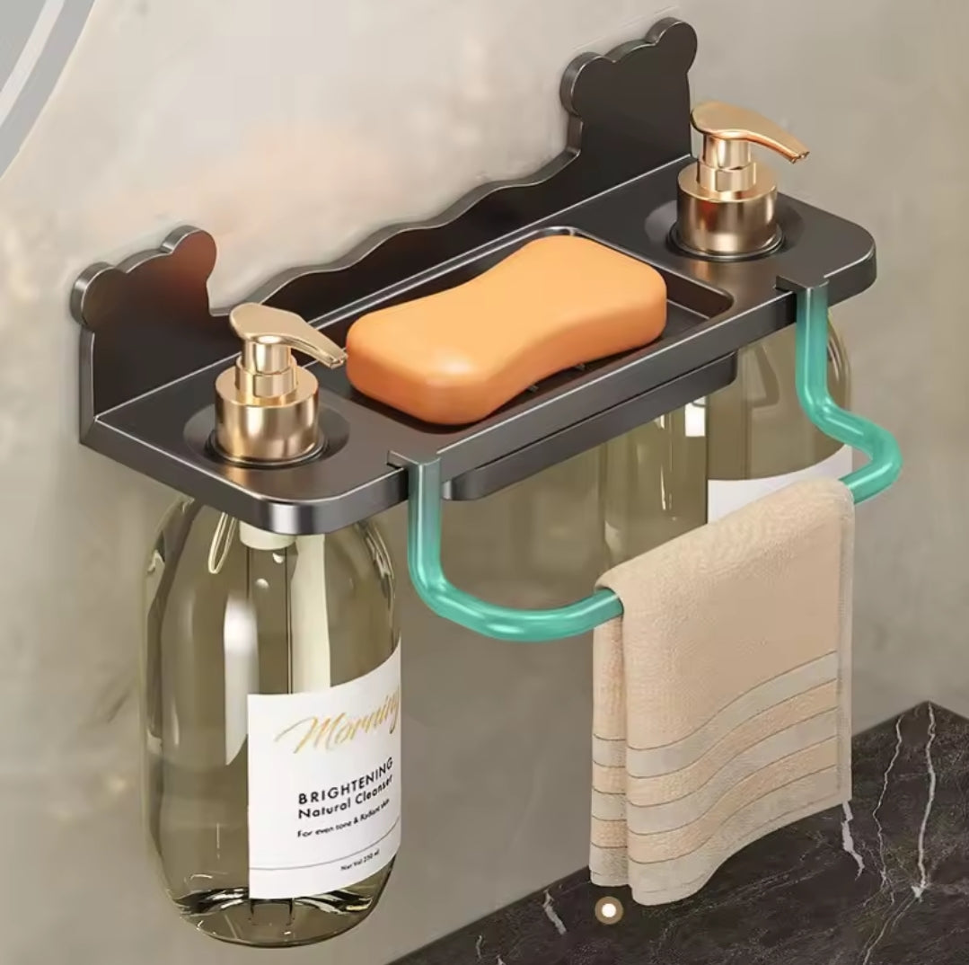 Kitchen soap holder rack
