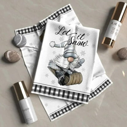 3pcs Christmas themed kitchen towels