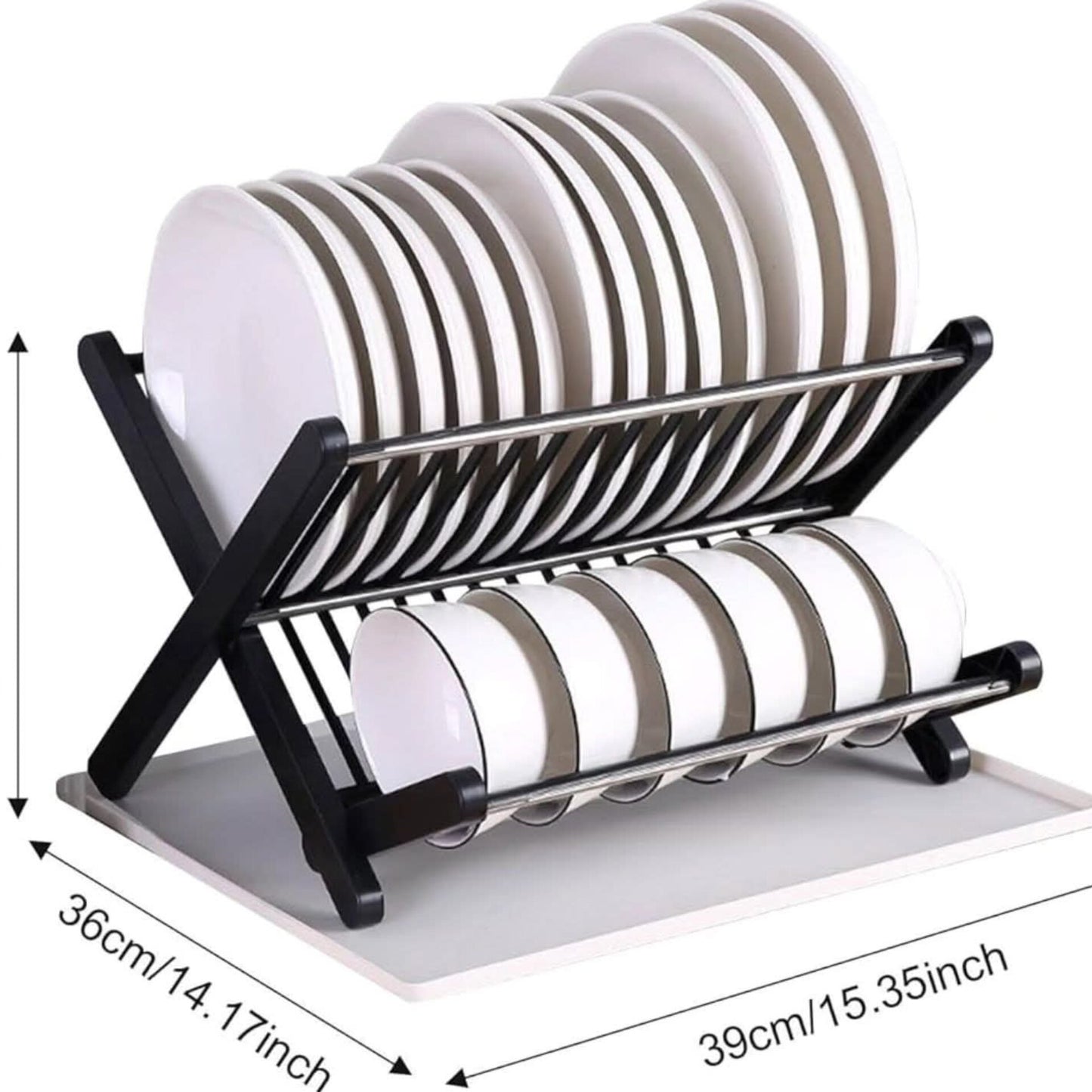 X folding drain rack