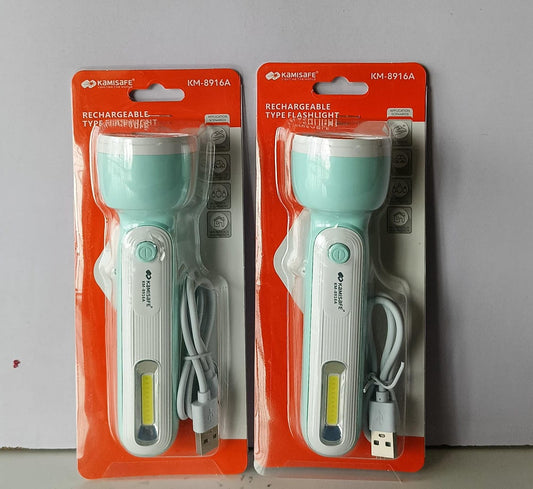 Rechargeable kamisafe torch