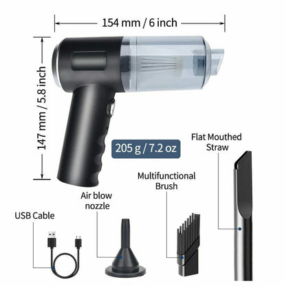 3 in 1 wireless car vacuum cleaner