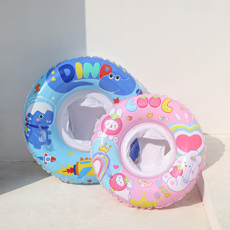 Inflatable swimming floater
