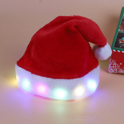 Christmas Santa Hat With LED Lights