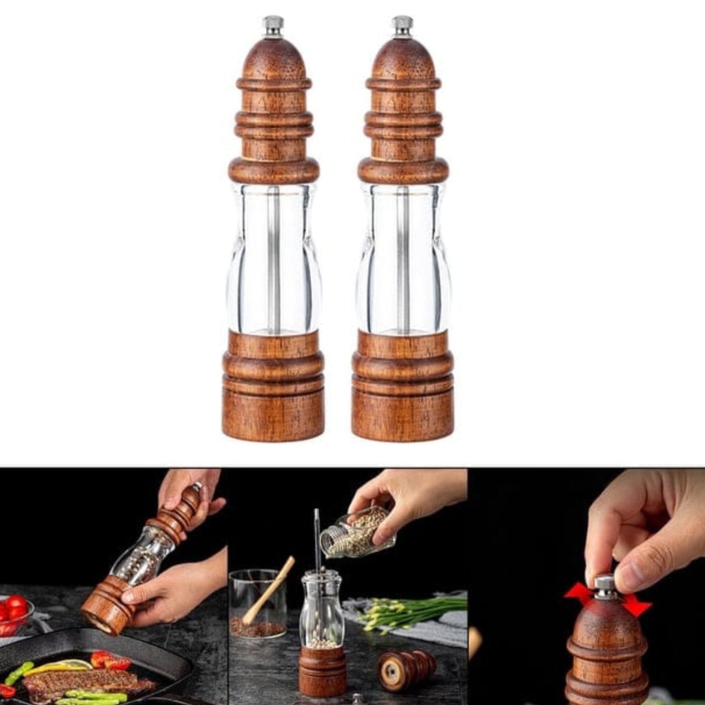 Wooden Pepper Grinder