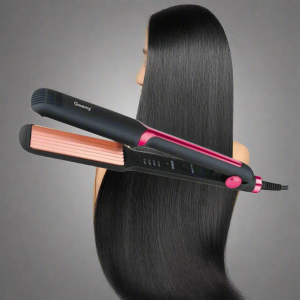 Professional 2-in-1 Hair Waver and Straightener Flat Iron