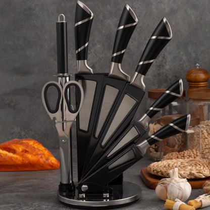 8-in-1 Stainless Steel Knife Set