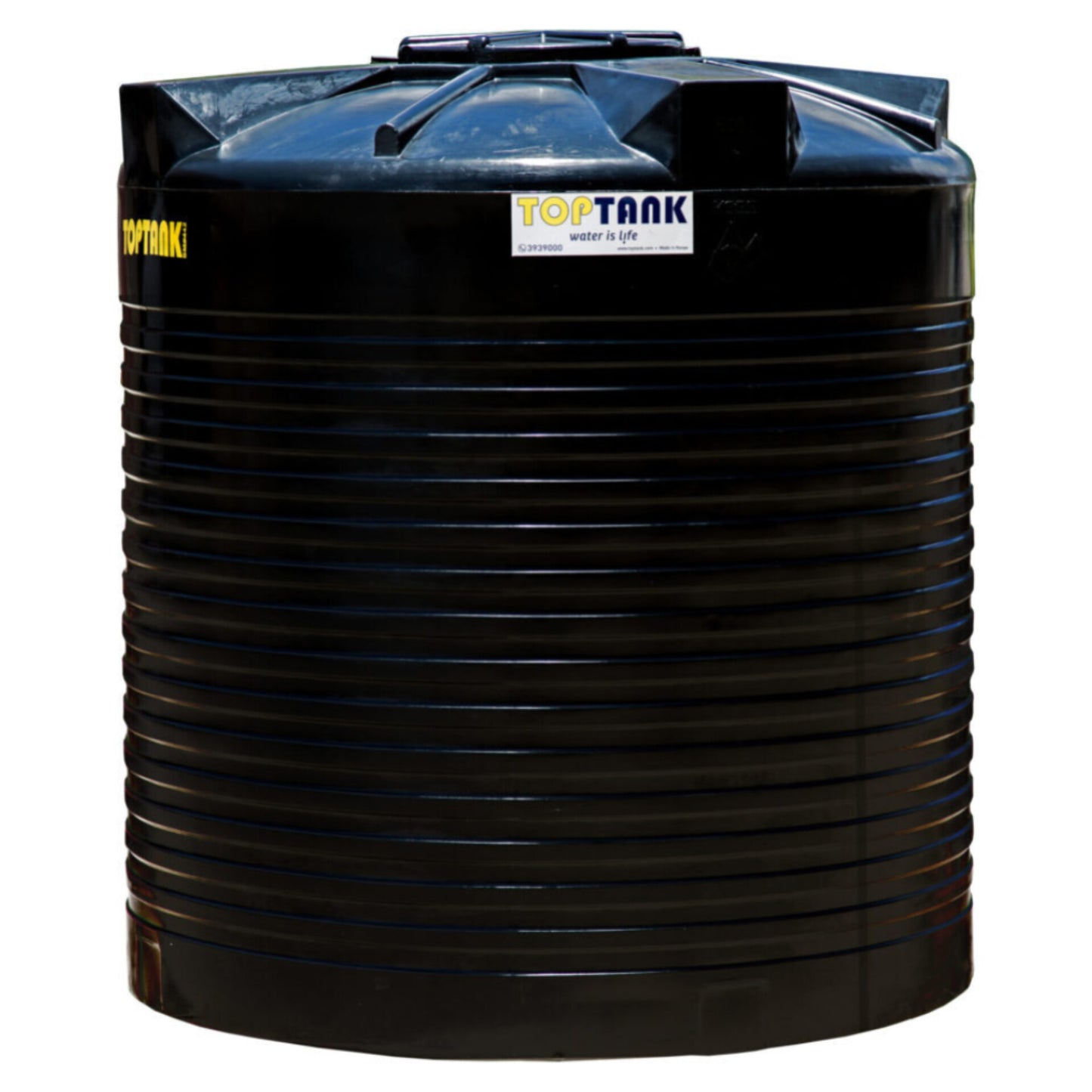 10000l water tank with a top cover