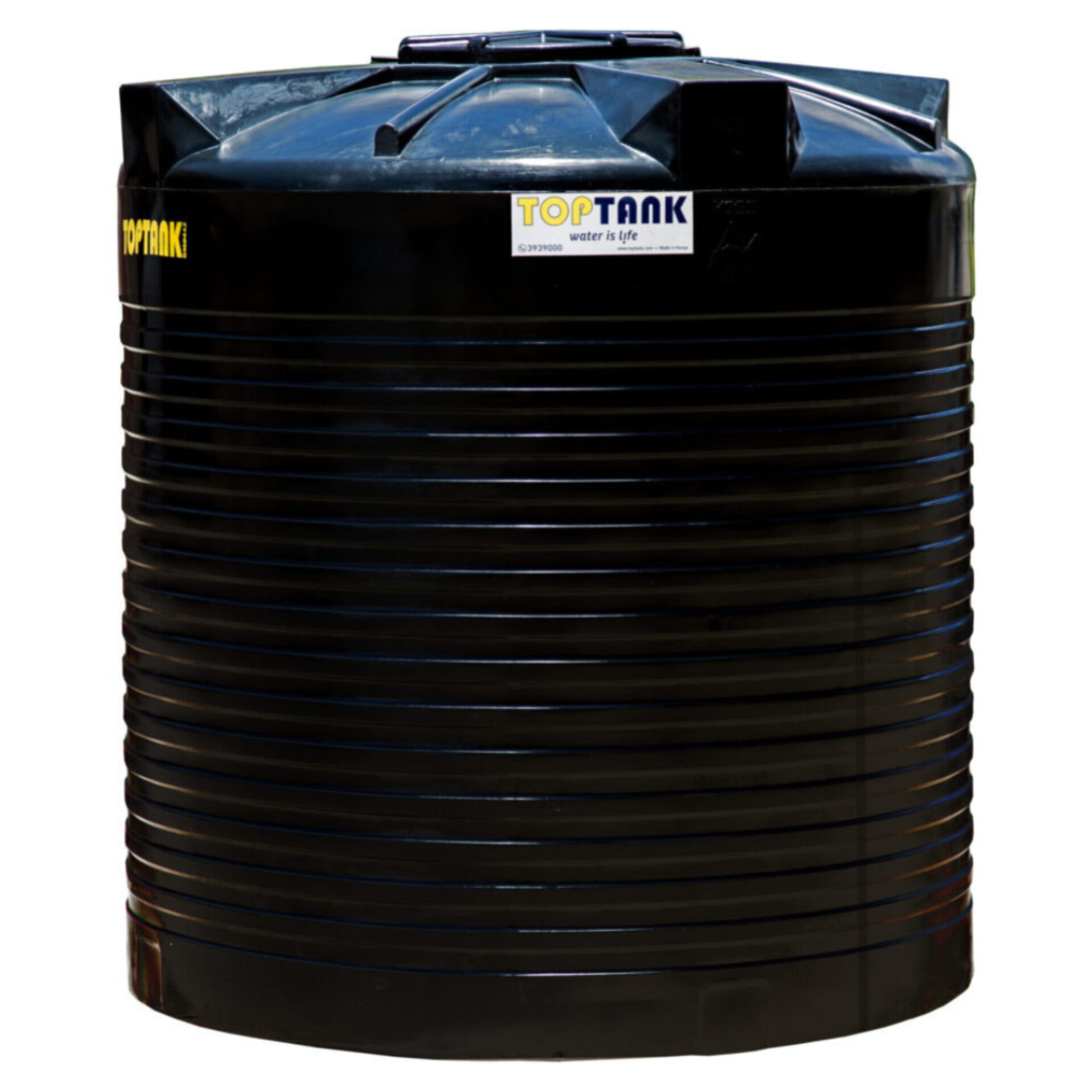 10000l water tank with a top cover
