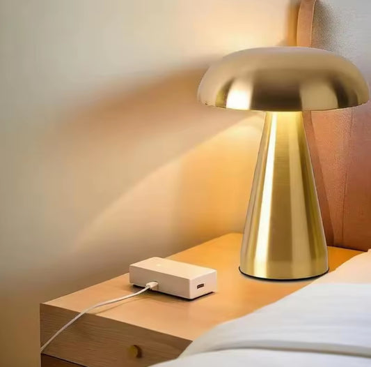 Rechargeable mushroom led lamp