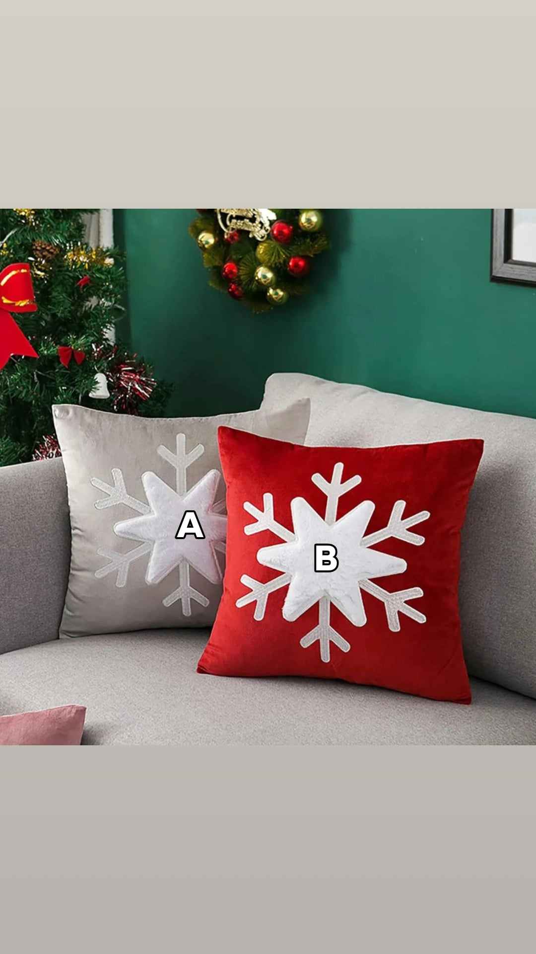 Velvet Decorative Christmas Pillow Covers