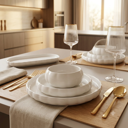 25Pcs Ceramic Dinner Set