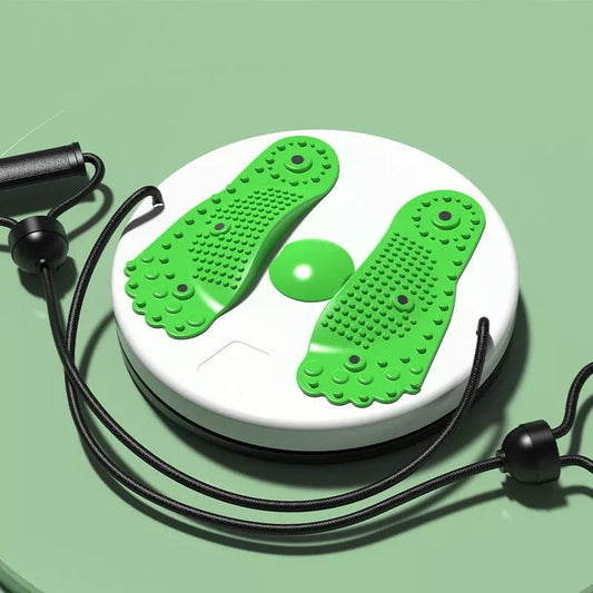 Yoga twisting disc machine