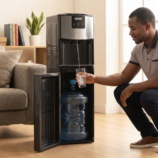 Hot cold and normal bottom load water dispenser 