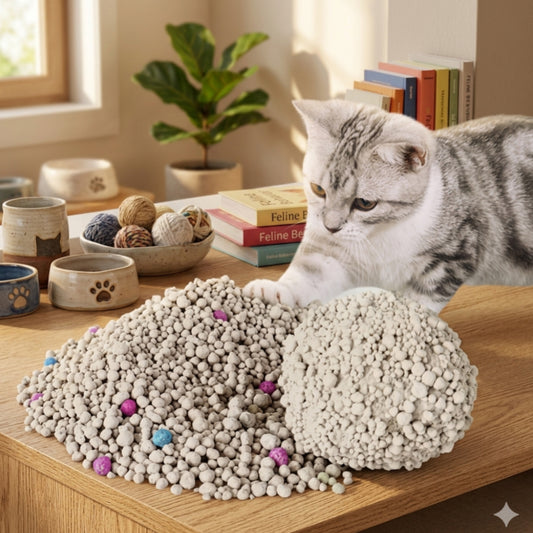 Clay Cat Litter with Odor Control Beads