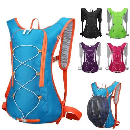 Hydration backpack with water bladder sports bag