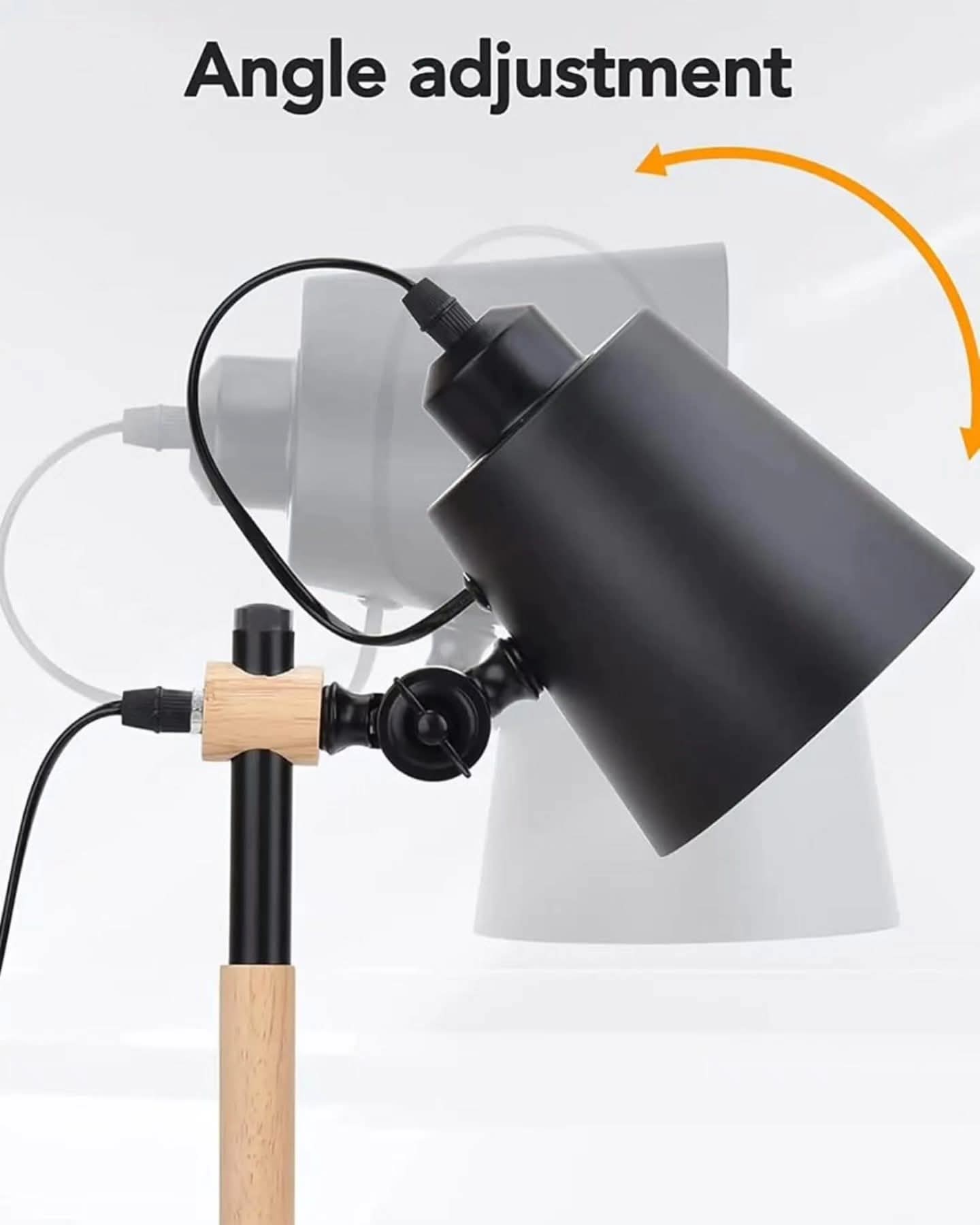 Head Adjustable Bedside Desk Lamp