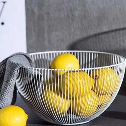 Circular Mesh Metal Fruit Basket