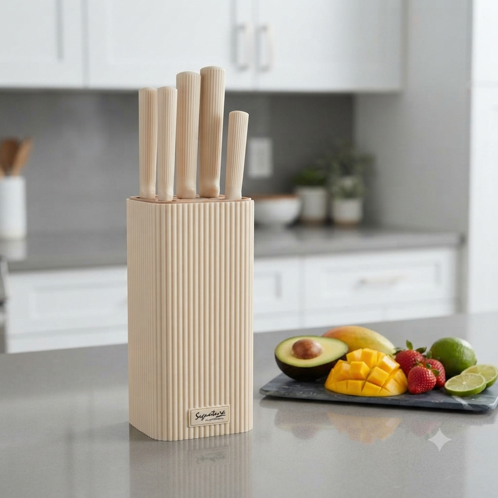 Kitchen Knife Block Set