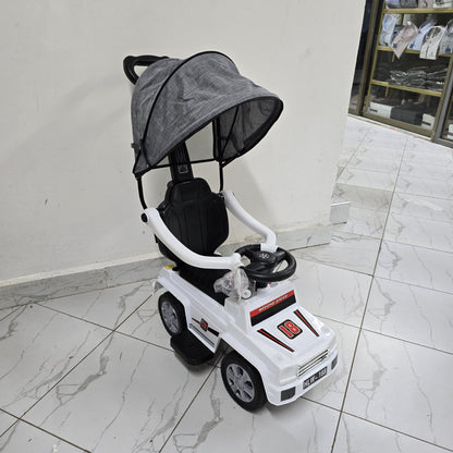 Baby push rides with canopy