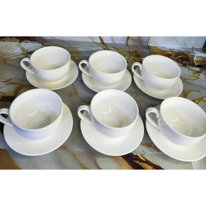 12pc Cappuccino cups and saucers