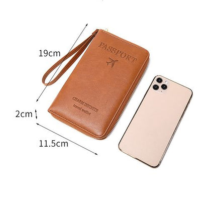Travel wallet passport protector