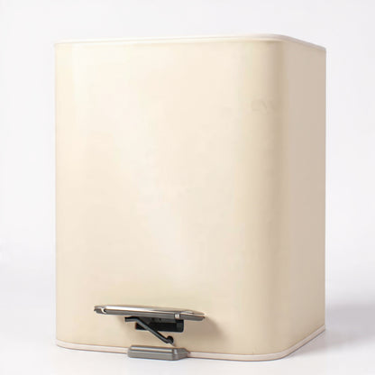 5L SS Soft Close Stainless Cream Pedal Bin