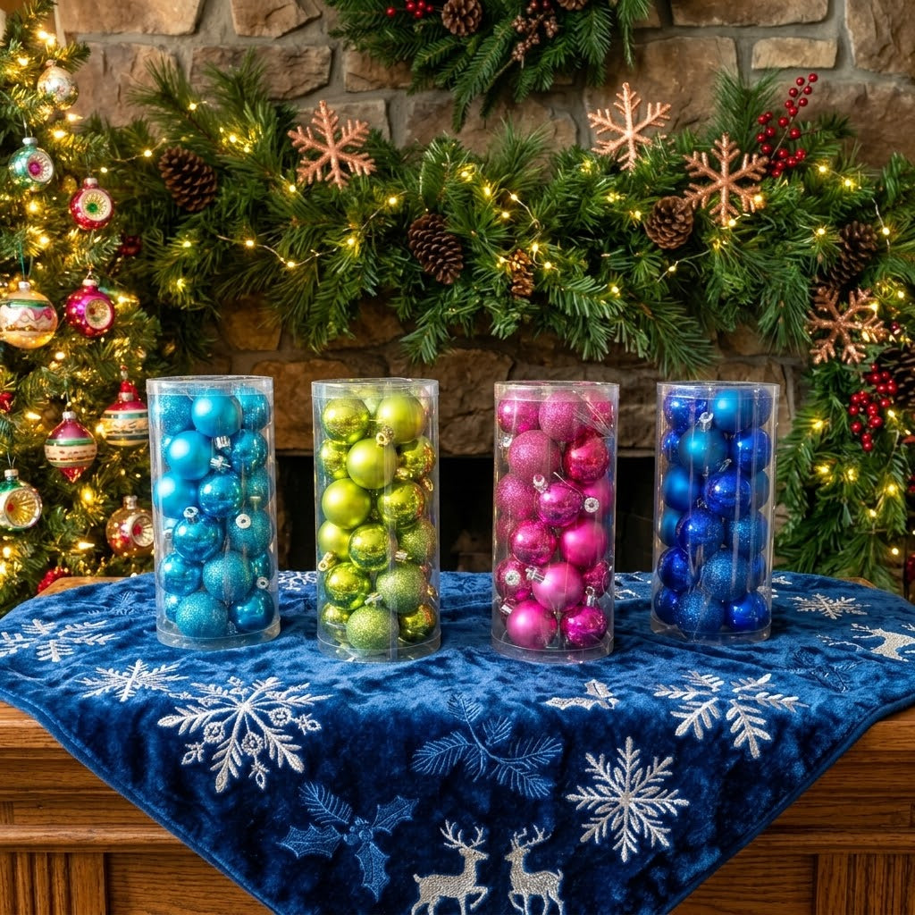 24Pc 4cm small size Christmas Balls