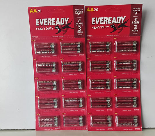 20 AA Batteries Double A set