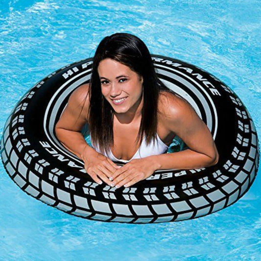 115cm inflatable Tire pool with grip handles