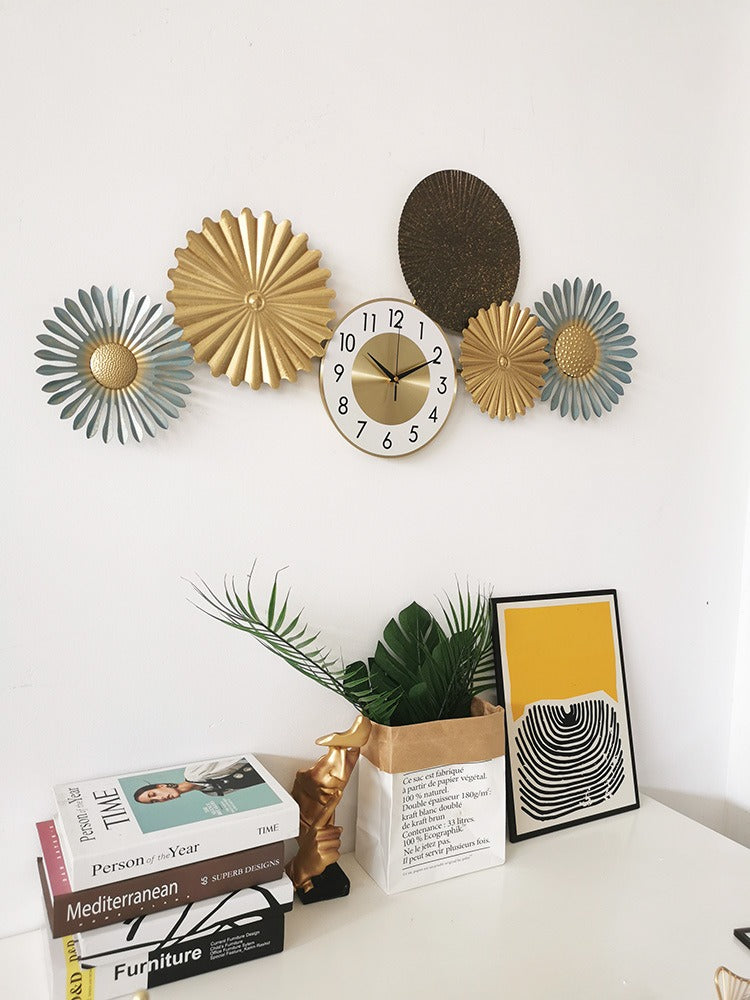 Iron leaf wall decor