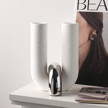 Creative U Shaped ceramic decor piece