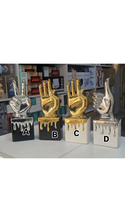 Medal Thumbs Up Trophy gold silver decoration