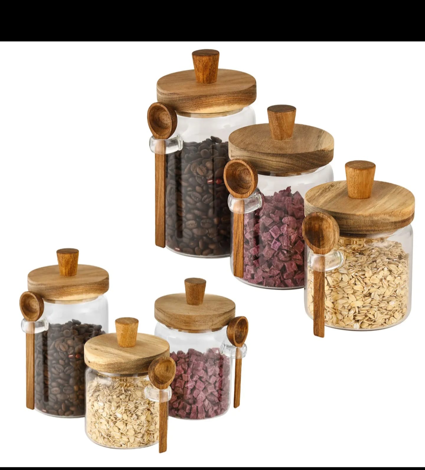 Glass sealed storage Jars