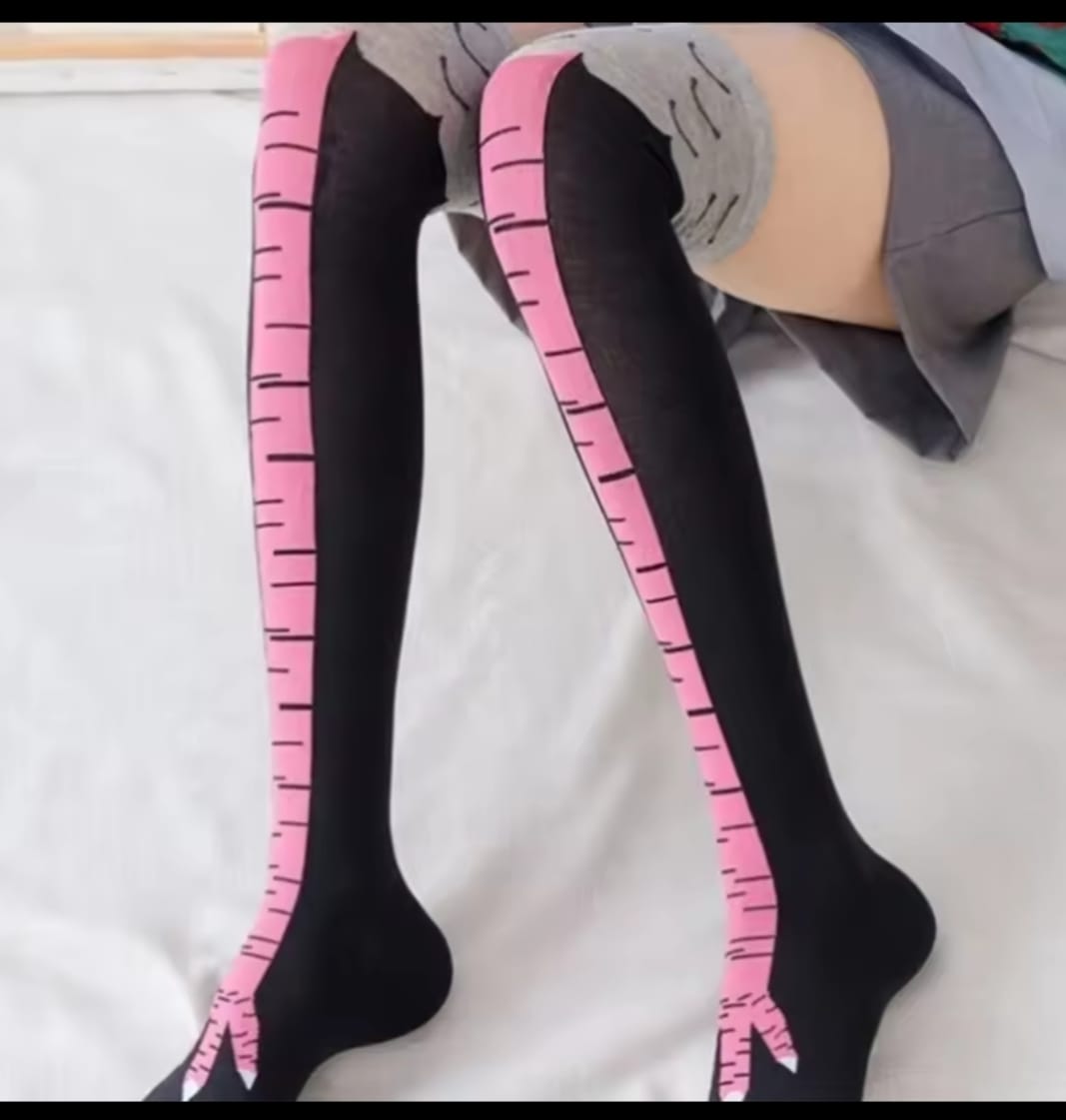 3Pairs halloween  chicken foot socks