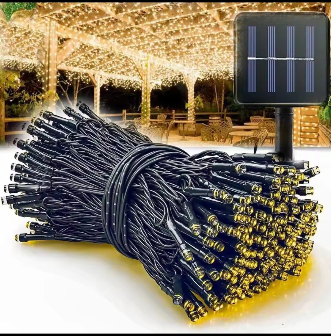 Solar powered garden led lights