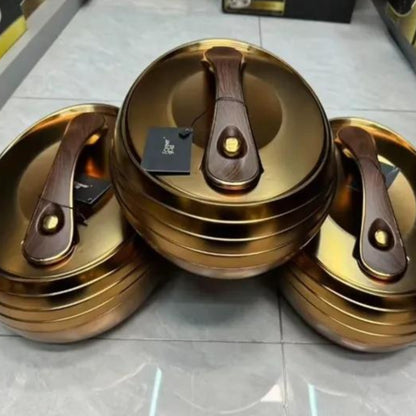 3Pcs Oval Insulated Casserole Set