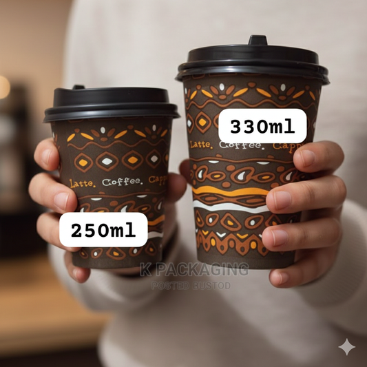 50Pc Disposable Coffee Cups