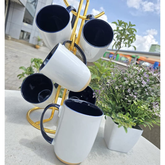 6pc Ceramic mugs